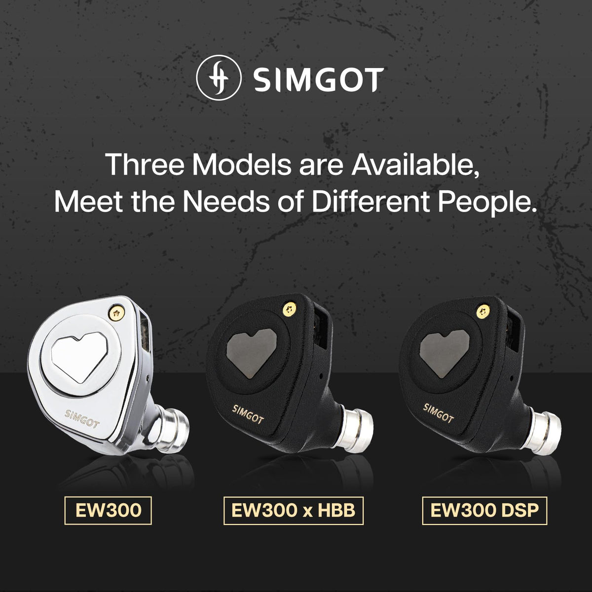 Linsoul EW300 detachable nozzles enable quick tuning adjustments.