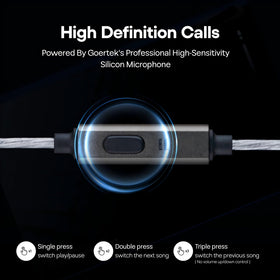 Linsoul EW300 silver-plated OFC cable boosts signal clarity.