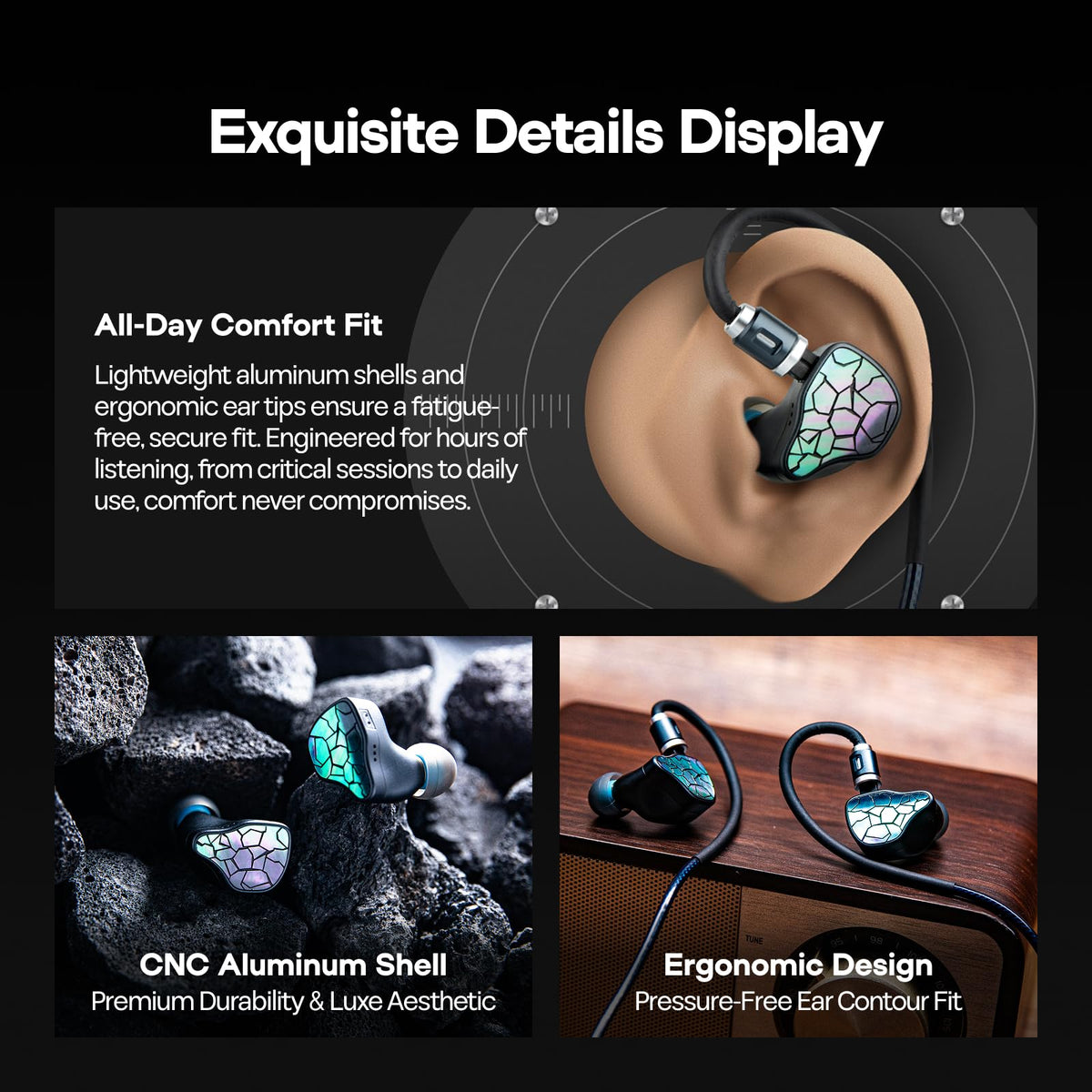 Linsoul HYPE 4 MKII nozzle assembly for accurate high-frequency extension.