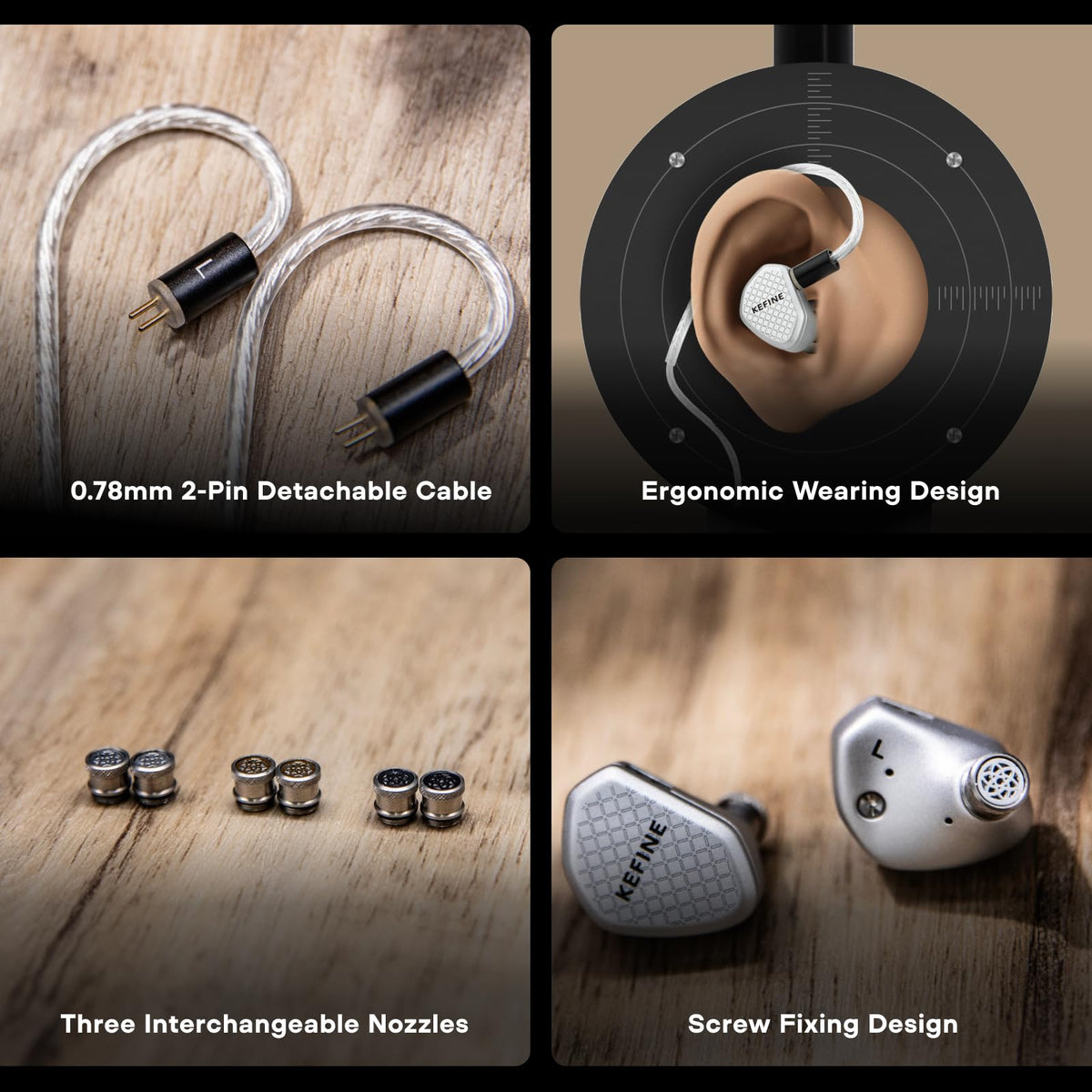 Durable alloy housing stabilizes sound and longevity for daily use