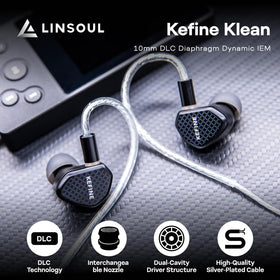Linsoul Kefine Klean angled close-up highlighting housing finish and screws for durability