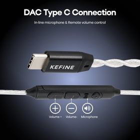 Linsoul Kefine Klean detachable Type-C mic cable for gaming