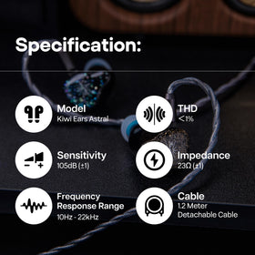 Linsoul Kiwi Ears Astral pinna compensation at 2.8kHz for realism