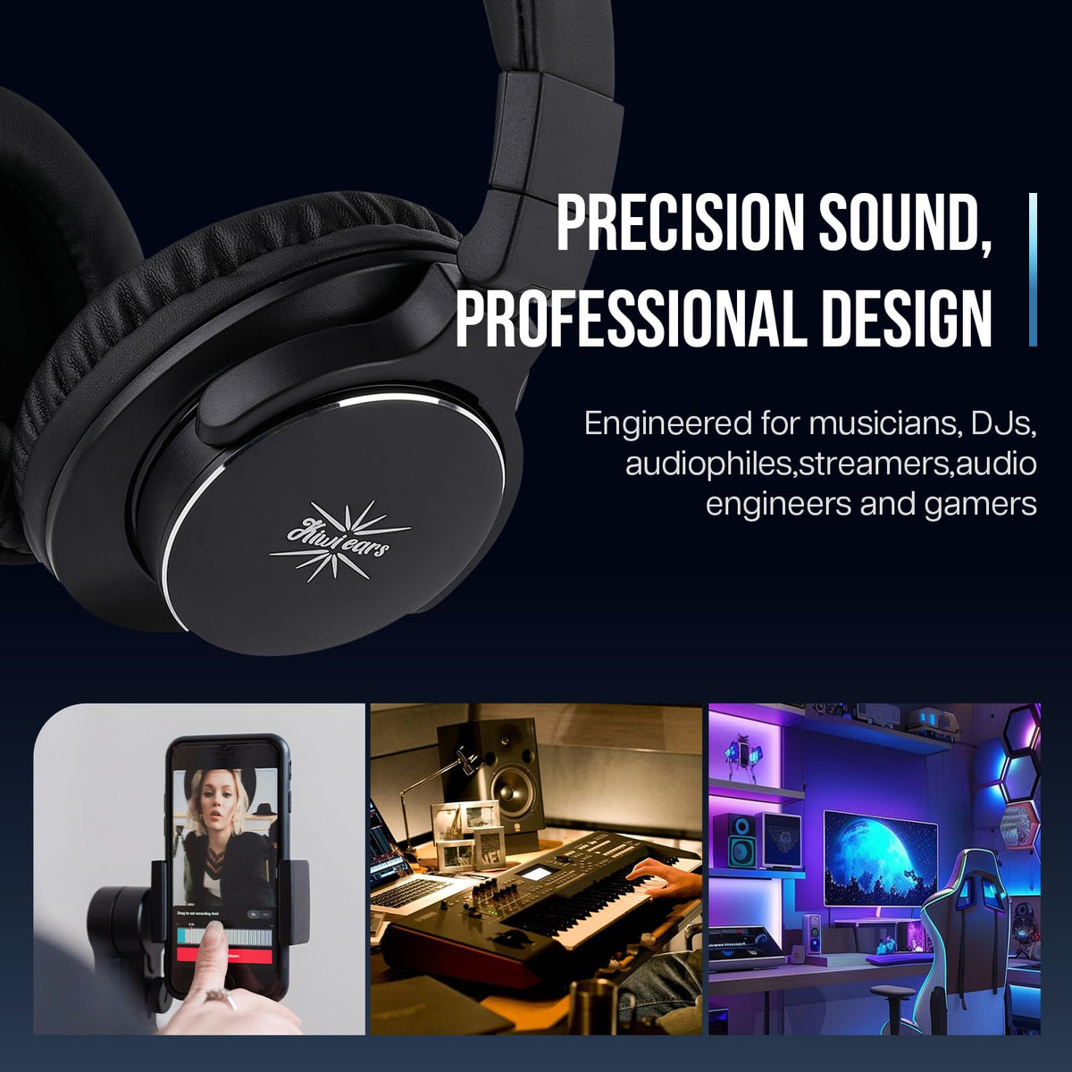Linsoul Kiwi Ears Division earcups with vegan leather finish.