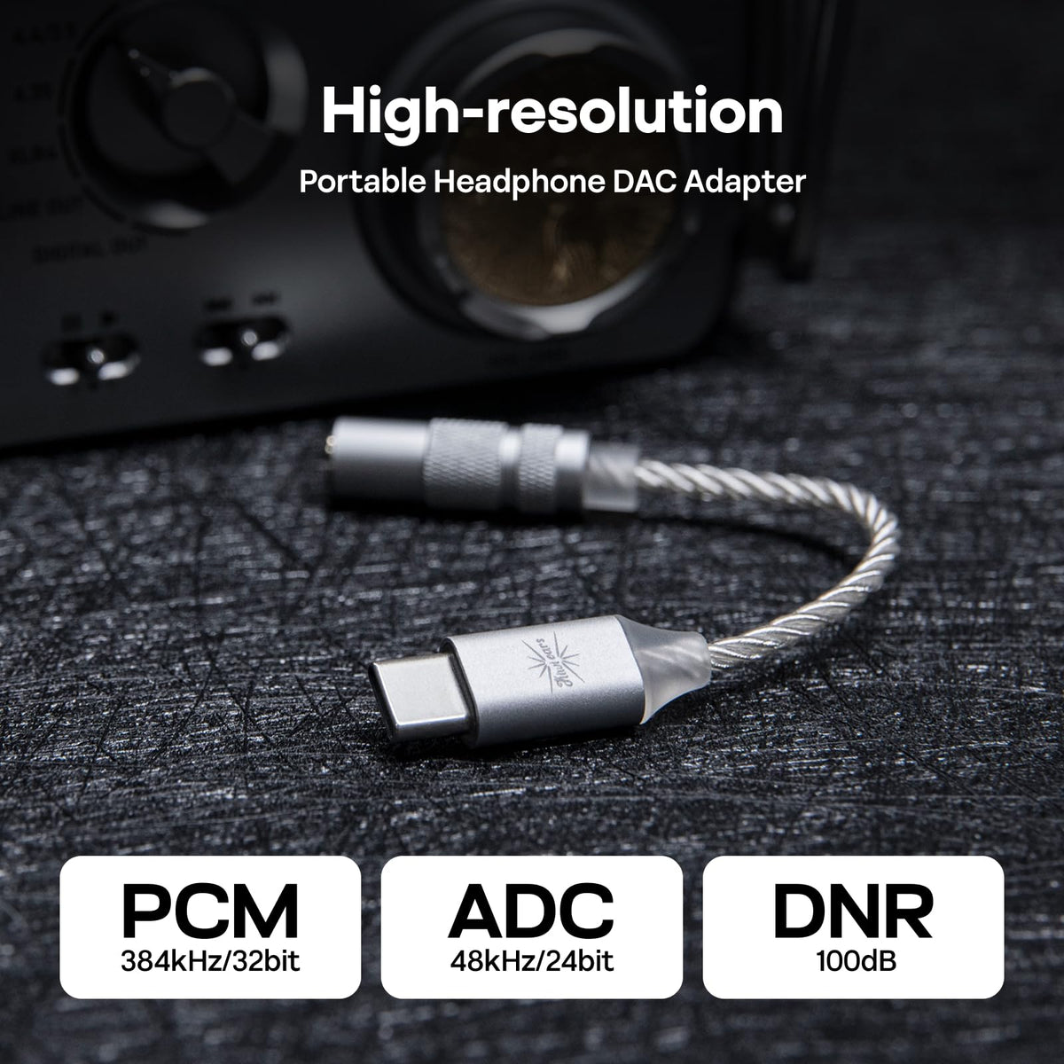 Linsoul Kiwi Ears AD1 CTIA-compliant jack for reliable microphone and headphone use.
