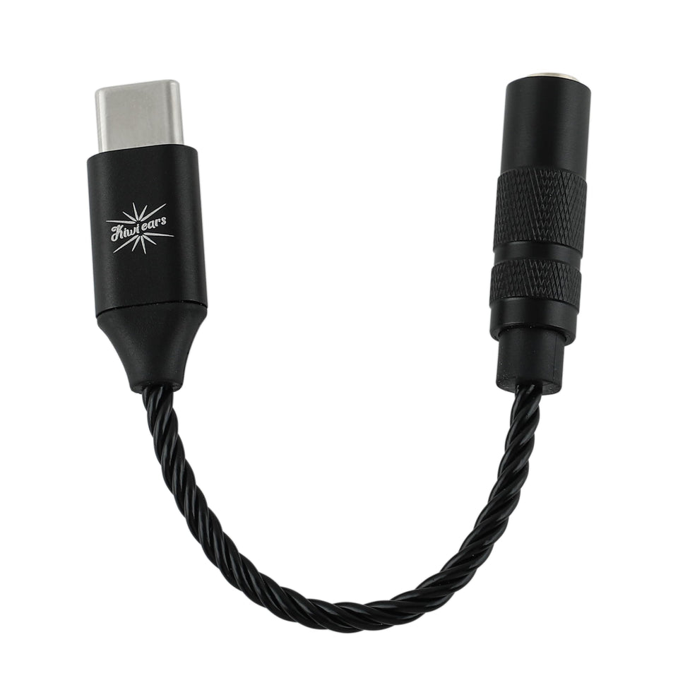Linsoul Kiwi Ears AD1 front view shows portable DAC for on-the-go listening