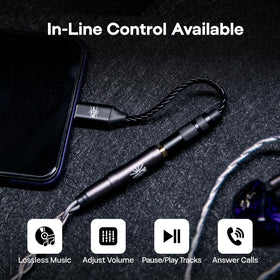 Kiwi Ears AD1 metal-coated connectors promise stable lossless audio transmission