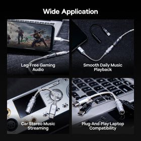 Linsoul Kiwi Ears AD1 compact, durable dongle for on-location recording and monitoring.