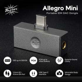 Linsoul Allegro Mini dual outputs 3.5mm and 4.4mm showing connection flexibility