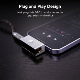 Linsoul Allegro Mini next to smartphone showing compact size and travel convenience