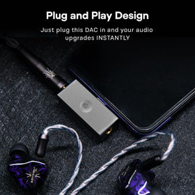 Linsoul Allegro Mini titanium finish close detail showcasing premium feel