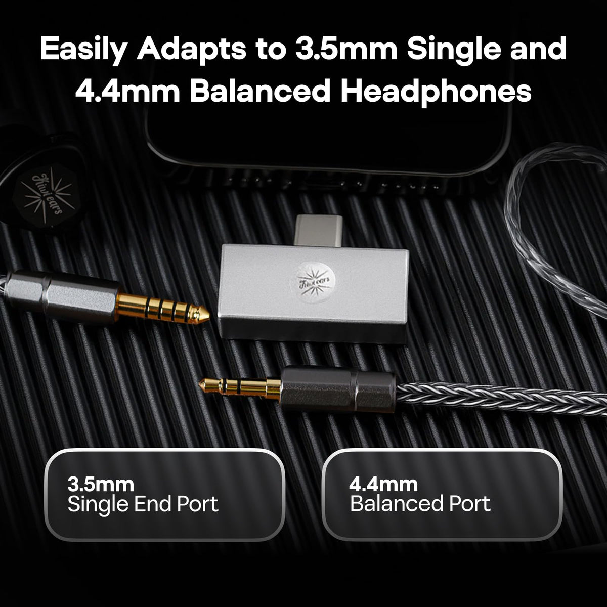 Linsoul Allegro Mini paired with IEMs in use delivering clearer, detailed sound