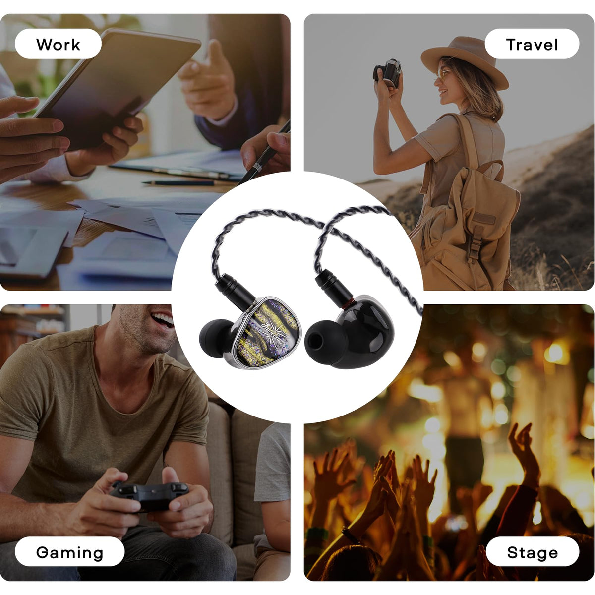 Linsoul Kiwi Ears Étude in-ear design suitable for gaming and studio use