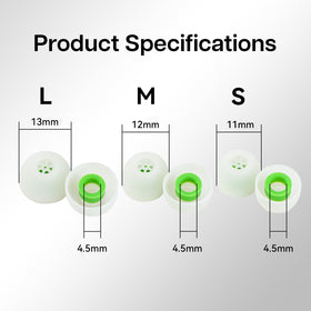 Linsoul Kiwi Ears Flex anti-earwax structure closeup