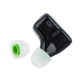 Linsoul Kiwi Ears Flex S green size tip provides compact comfort