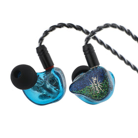 Linsoul Kiwi Ears Forteza front view shows premium build and blue housing.