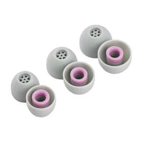 Linsoul Kiwi Ears front packaging showing three pairs and sizes, quick upgrade benefit