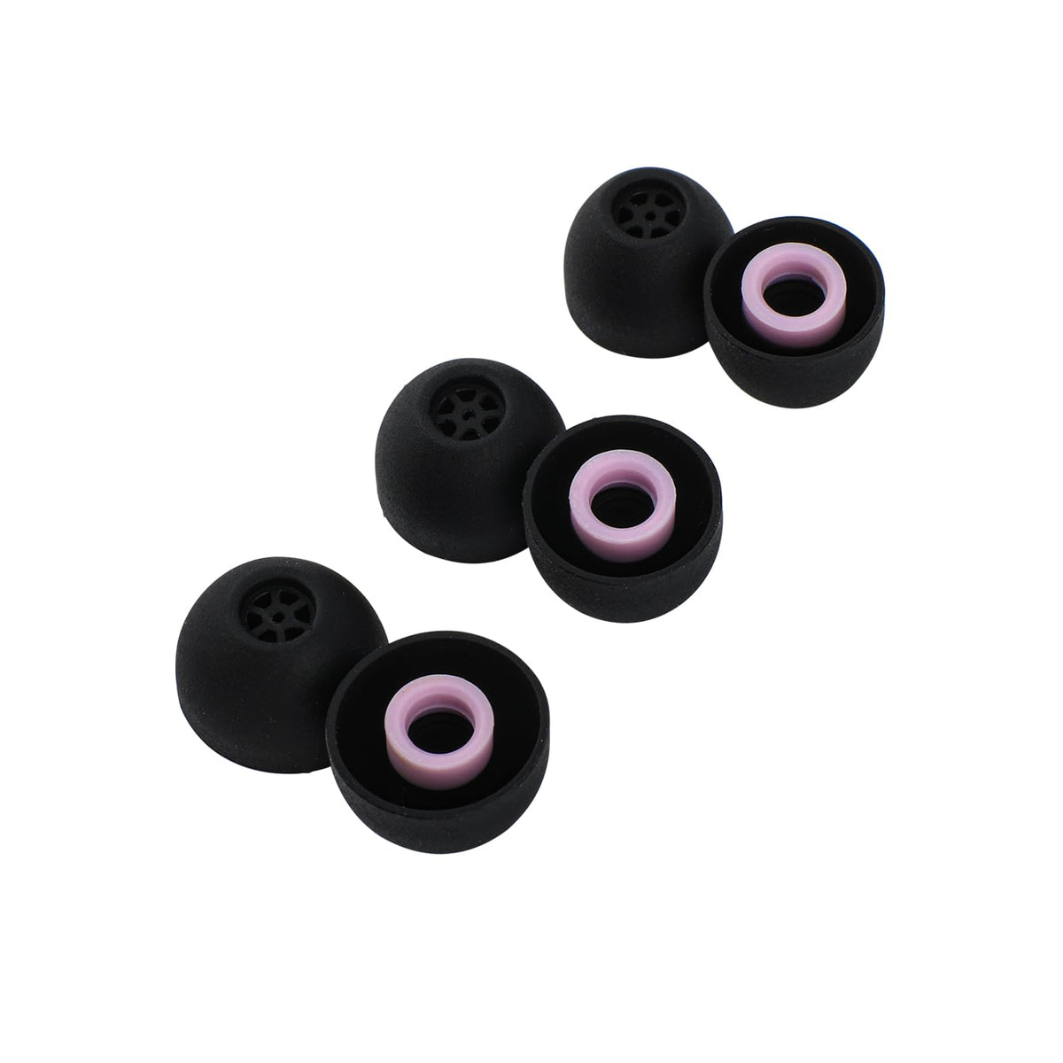 Linsoul Kiwi Ears front packaging showing three pairs of tips and sizes, improves fit