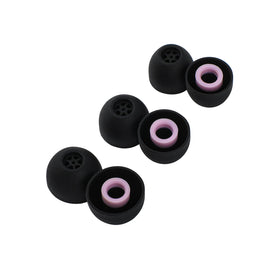 Linsoul Kiwi Ears front packaging showing three pairs of tips and sizes, improves fit