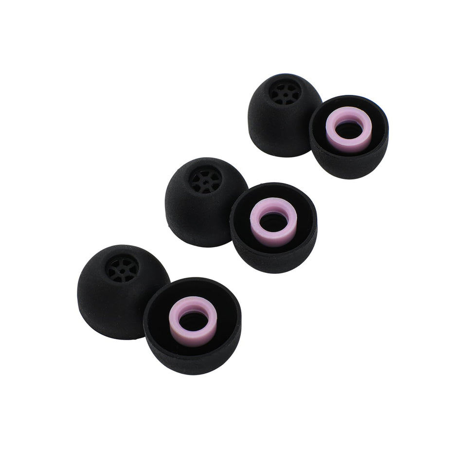 Linsoul Kiwi Ears front packaging showing three pairs of tips and sizes, improves fit