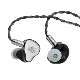 Linsoul Kiwi Ears KE4 outer shell in silver for comfort and aesthetics