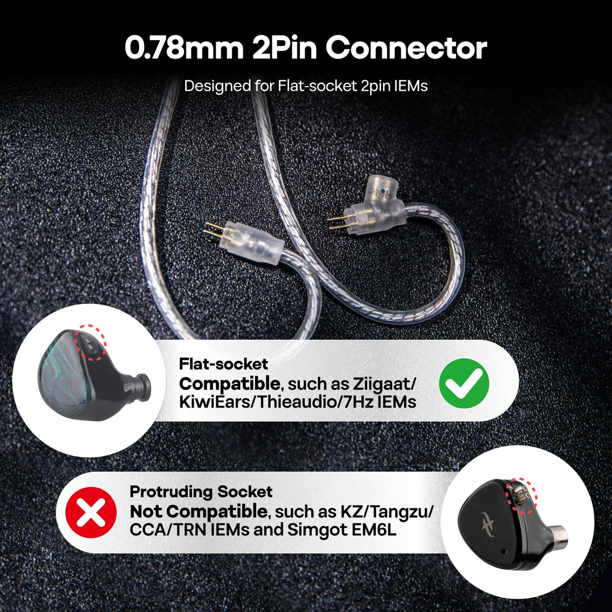 Linsoul Kiwi Ears S-Link packaging and accessories image