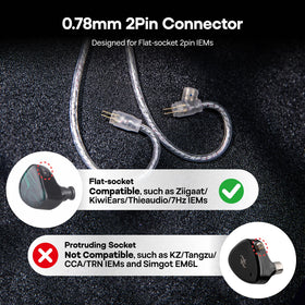 Linsoul Kiwi Ears S-Link packaging and accessories image