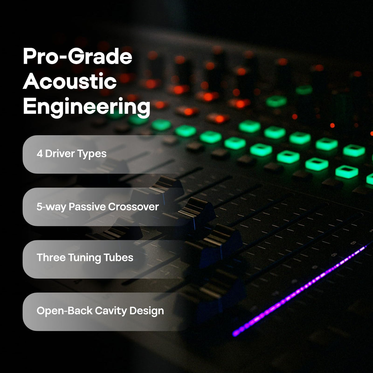 PZT driver enhances upper registers for sharper articulation and clarity