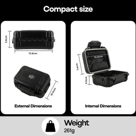 Removable mesh pocket in the SONICAP case for small accessories