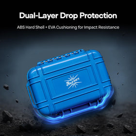 Linsoul Kiwi Ears SONICAP case features a snap-lock closure for quick access.