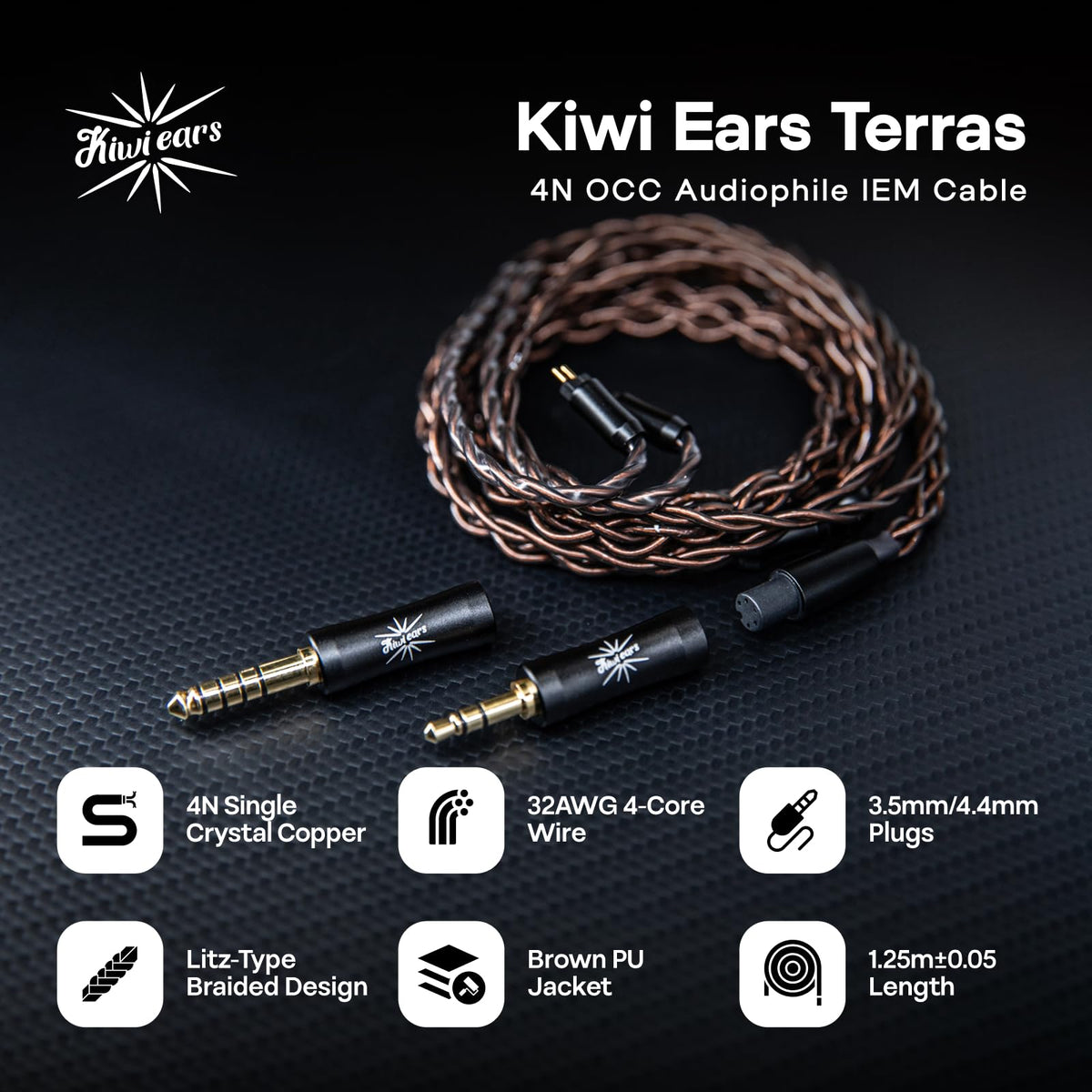 Linsoul Kiwi Ears Terras connector close-up highlighting precise contacts and durability