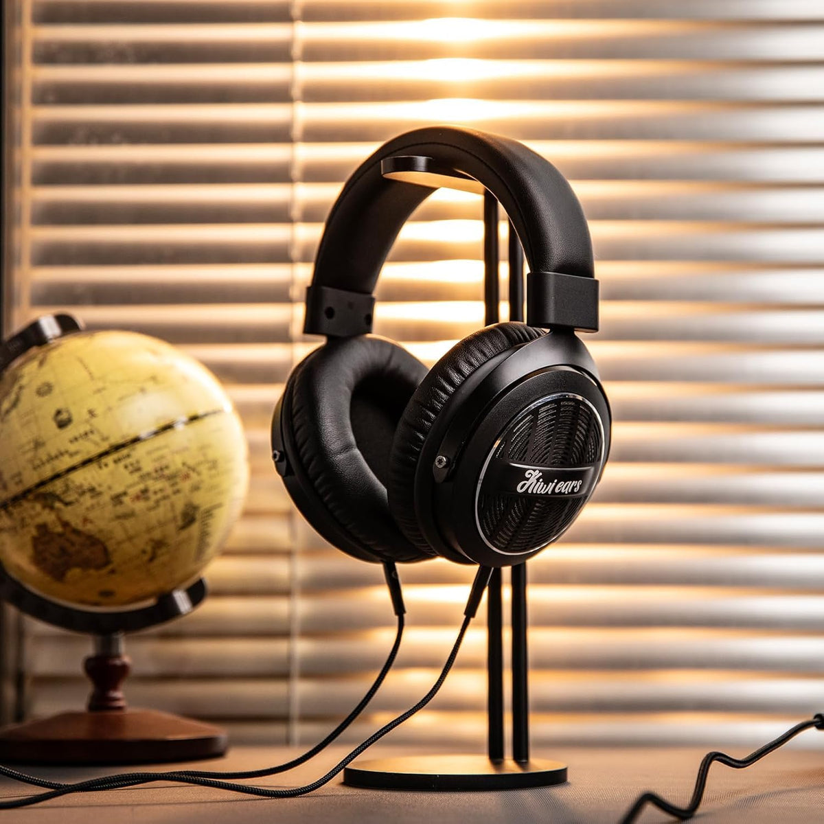 In-use view suggests ideal setup for mixing gaming and critical listening.