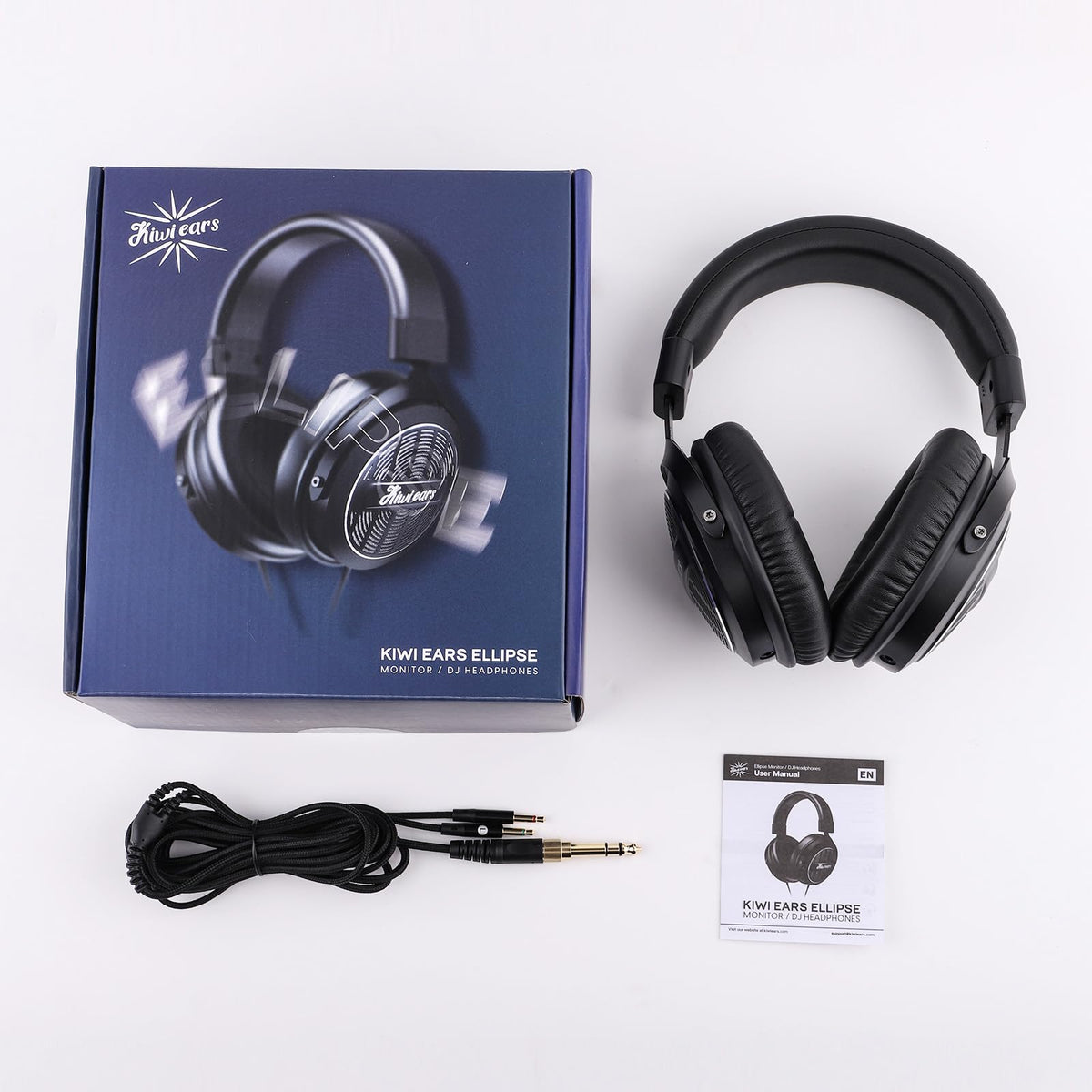 3.5mm detachable plug with 6.3mm adapter enables flexible device compatibility.