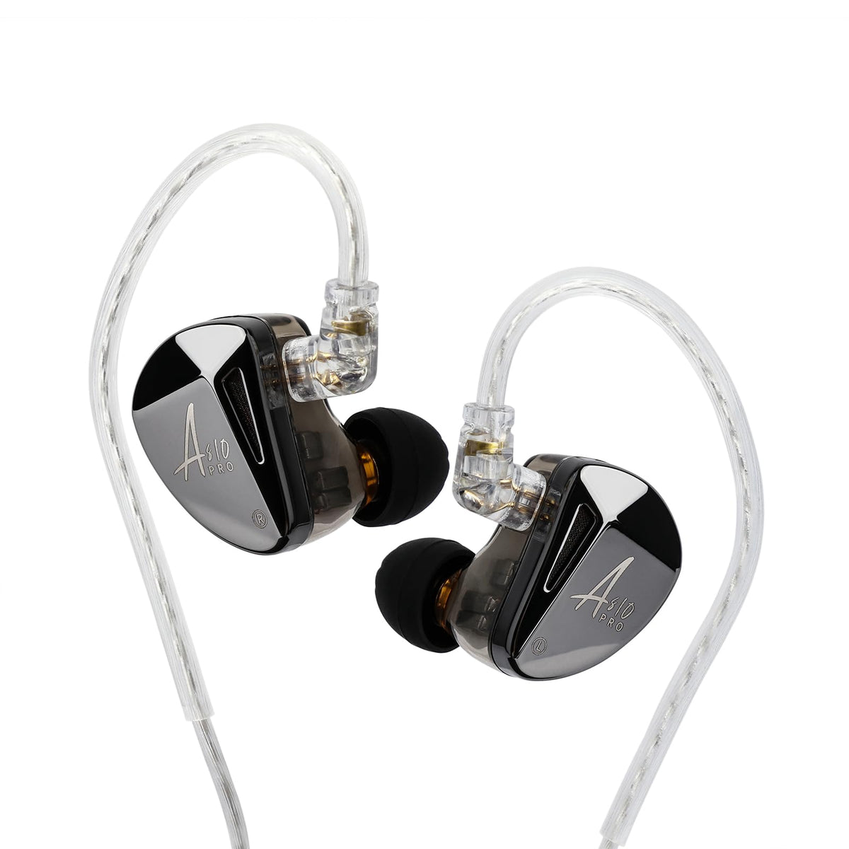 Linsoul KZ AS10 PRO 5BA drivers deliver detailed, crisp sound across frequency ranges.