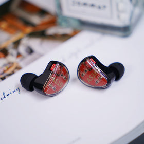 Linsoul KZ AS10 scale with coin illustrating compact size and travel-friendly portability