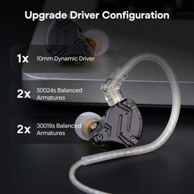 linsoul KZ ZS10 PRO X recessed 0.75mm 2pin connector showing stable connection
