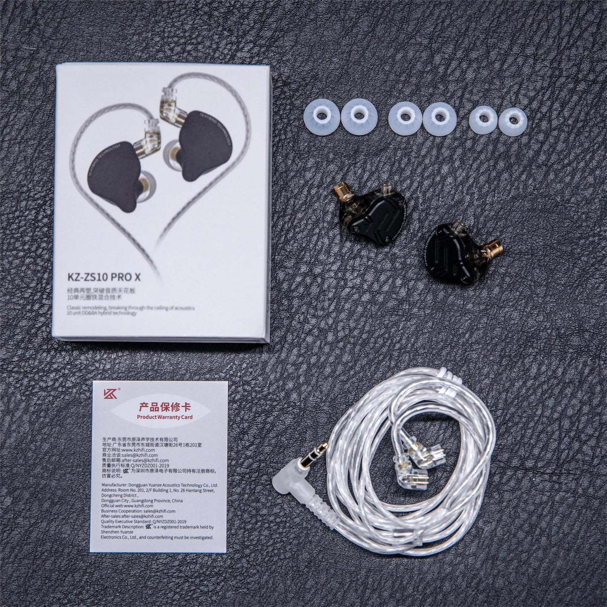 linsoul KZ ZS10 PRO X frequency diagram visual showing balanced sound tuning