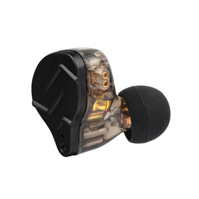 Linsoul KZ ZSN PRO X detachable recessed 2-pin cable showing protective slot design