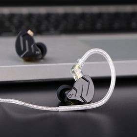 Linsoul KZ ZSN PRO X secure in-ear fit for on-the-go use.