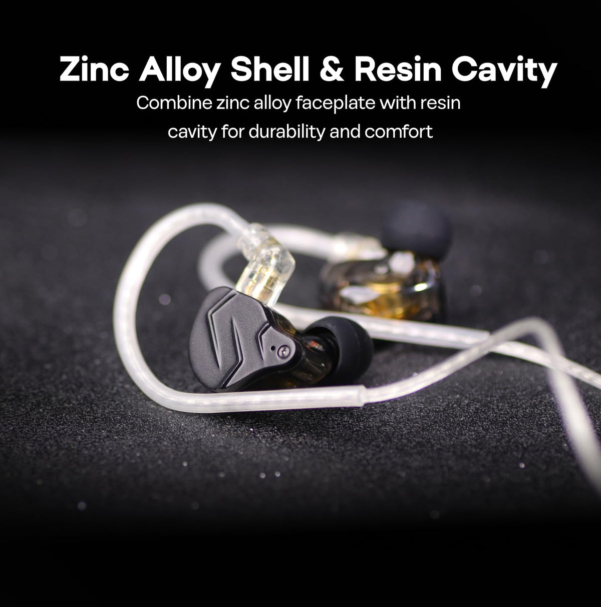 Linsoul KZ ZSN PRO X worn in ear demonstrating ergonomic fit and comfort