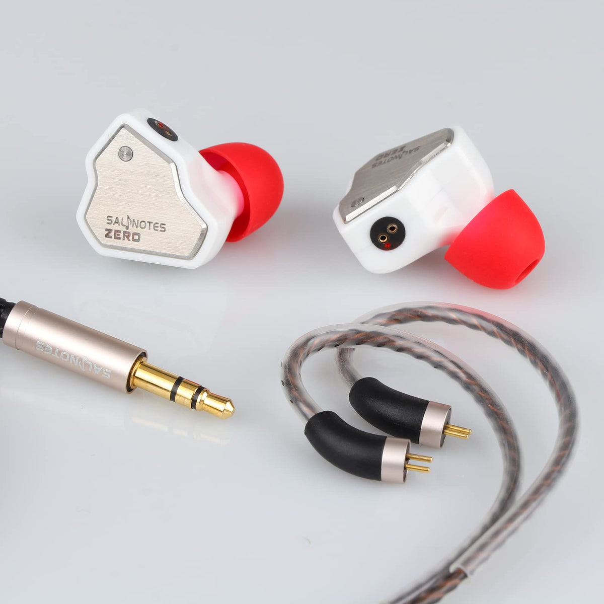 Gold-plated 0.78mm 2-pin connector ensures solid signal transfer.