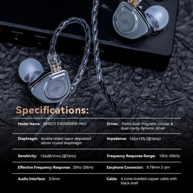 Linsoul SIMGOT EW200 size comparison with coin showing compact profile and portable design