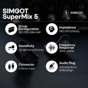 OCC Litz cable in SuperMix 5 improves signal clarity and separation.