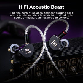 Planar driver in SuperMix 5 adds extended highs and clarity.