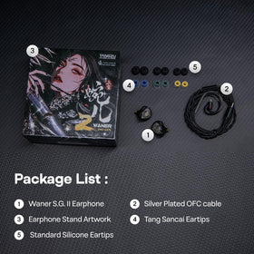 Linsoul TANGZU Wan'er S.G II in-ear fit lifestyle wearing during long sessions