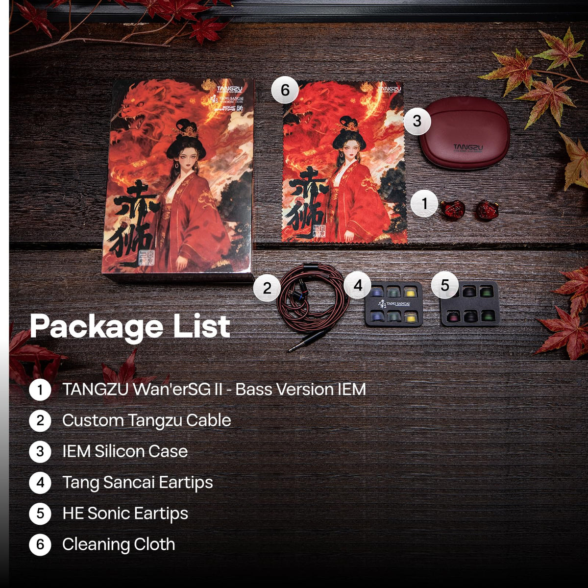 Linsoul TANGZU Wan'er S.G II on a desk with player and sheet music for audiophile lifestyle use