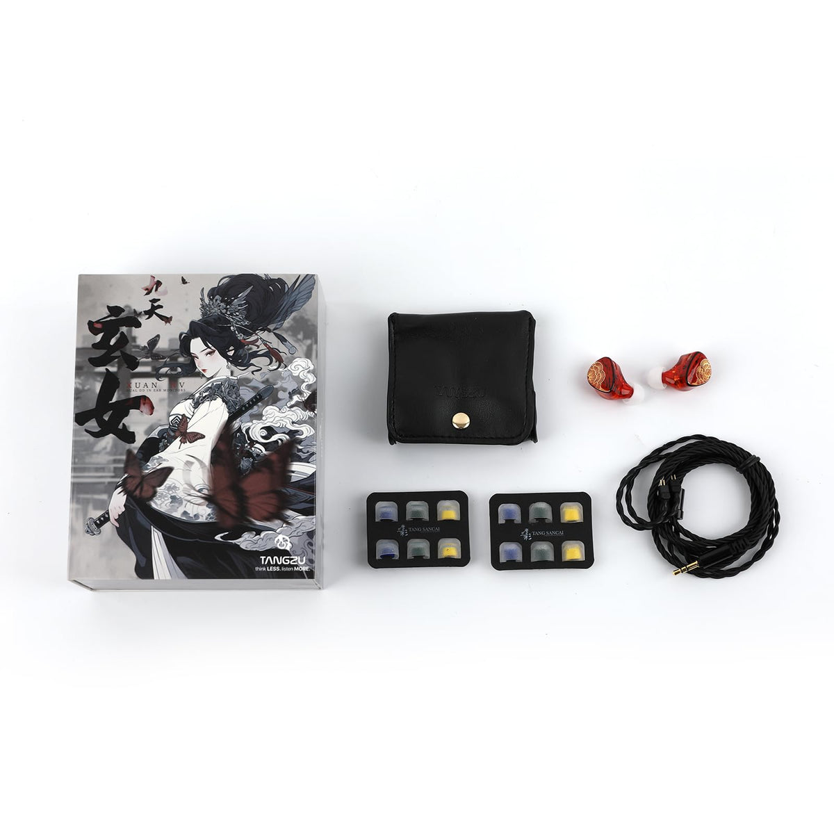 Xuannv ergonomic fit on-ear design provides secure, comfortable wear.