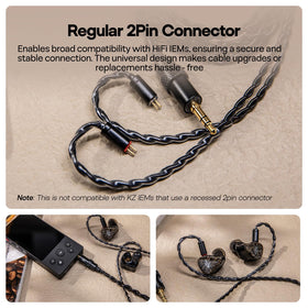 Linsoul Terras in use with IEMs on commute illustrating low microphonics and comfort