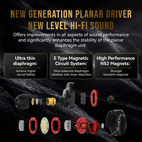 Linsoul Timeless II N52 magnet array close-up for dynamic response.