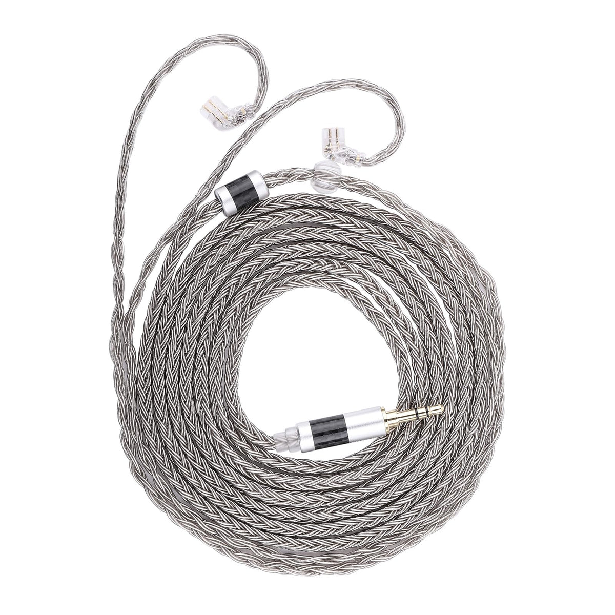 Linsoul Tripowin Zonie 2m cable close-up highlights durable build and flexibility.